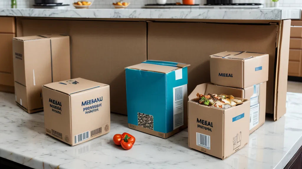 A full recycling bin showing the packaging waste from a week of meal kits.