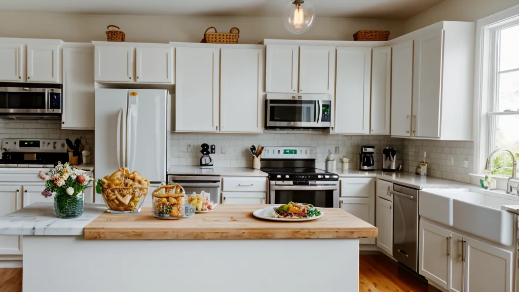 A cooked Home Chef Oven Ready meal served directly in its aluminum tray on a family table.