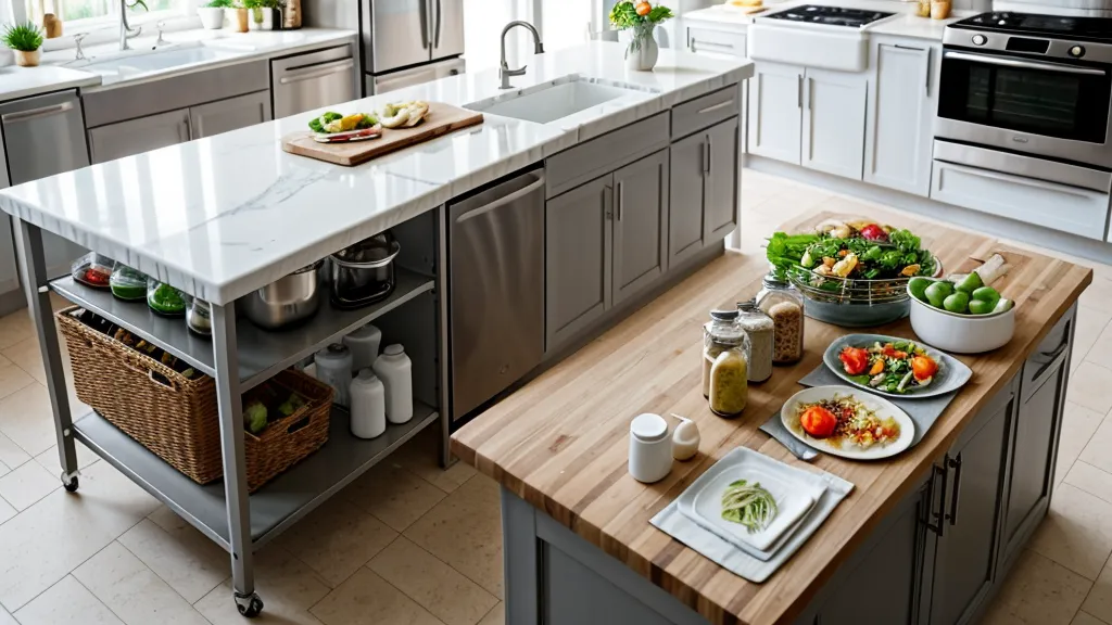A kitchen sink overflowing with dishes after cooking a supposedly quick meal kit dinner.