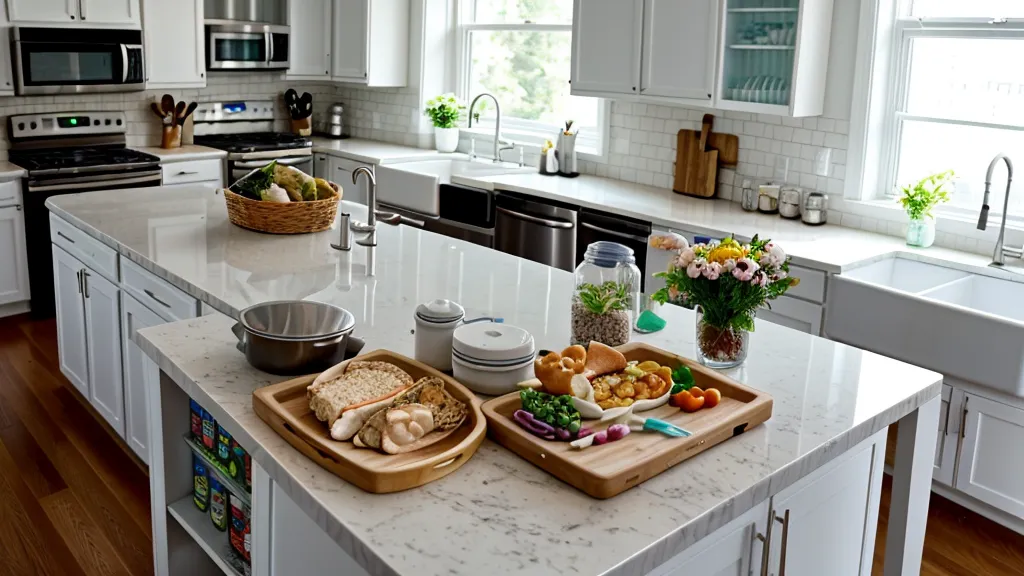 A stack of fresh refrigerated meal kit containers inside a home refrigerator.